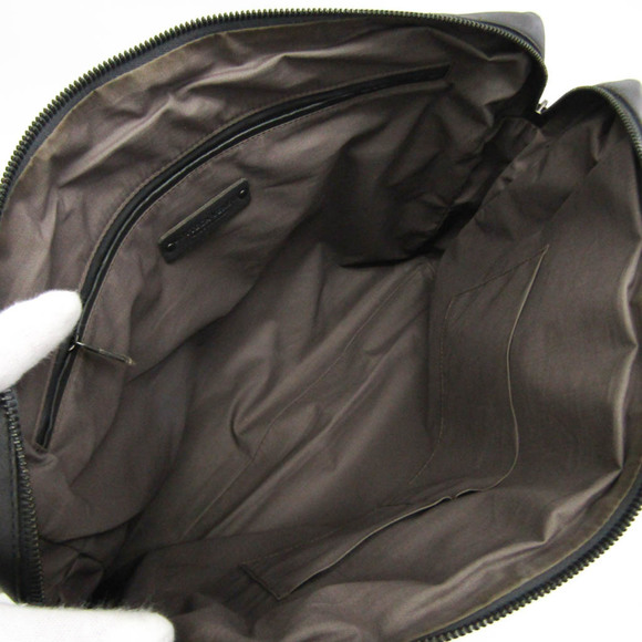 BOTTEGA VENETA Gray Leather Intrecciato Shoulder Bag - Picture 3 of 16